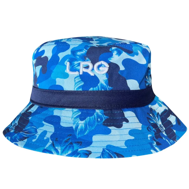 CAMO TRIBE BUCKET HAT - BLUE CAMO sold by Lrg