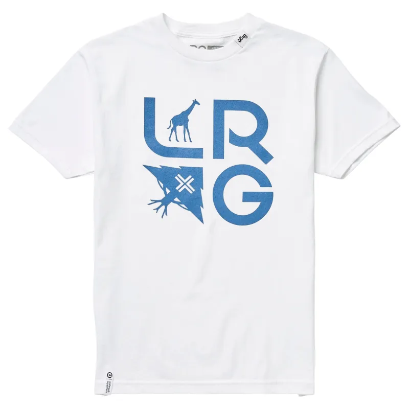 STAY STACKED TEE - WHITE sold by Lrg