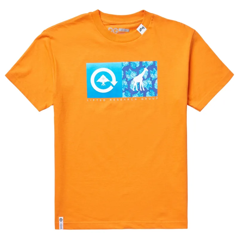 DOUBLE UP FLORAL TEE - ORANGE sold by Lrg