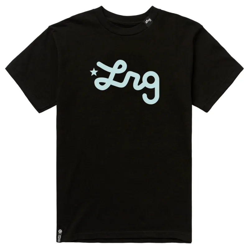 WESTERN SCRIPT TEE - BLACK sold by Lrg