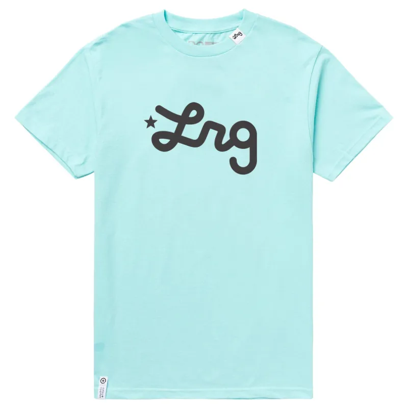 WESTERN SCRIPT TEE - CELADON sold by Lrg