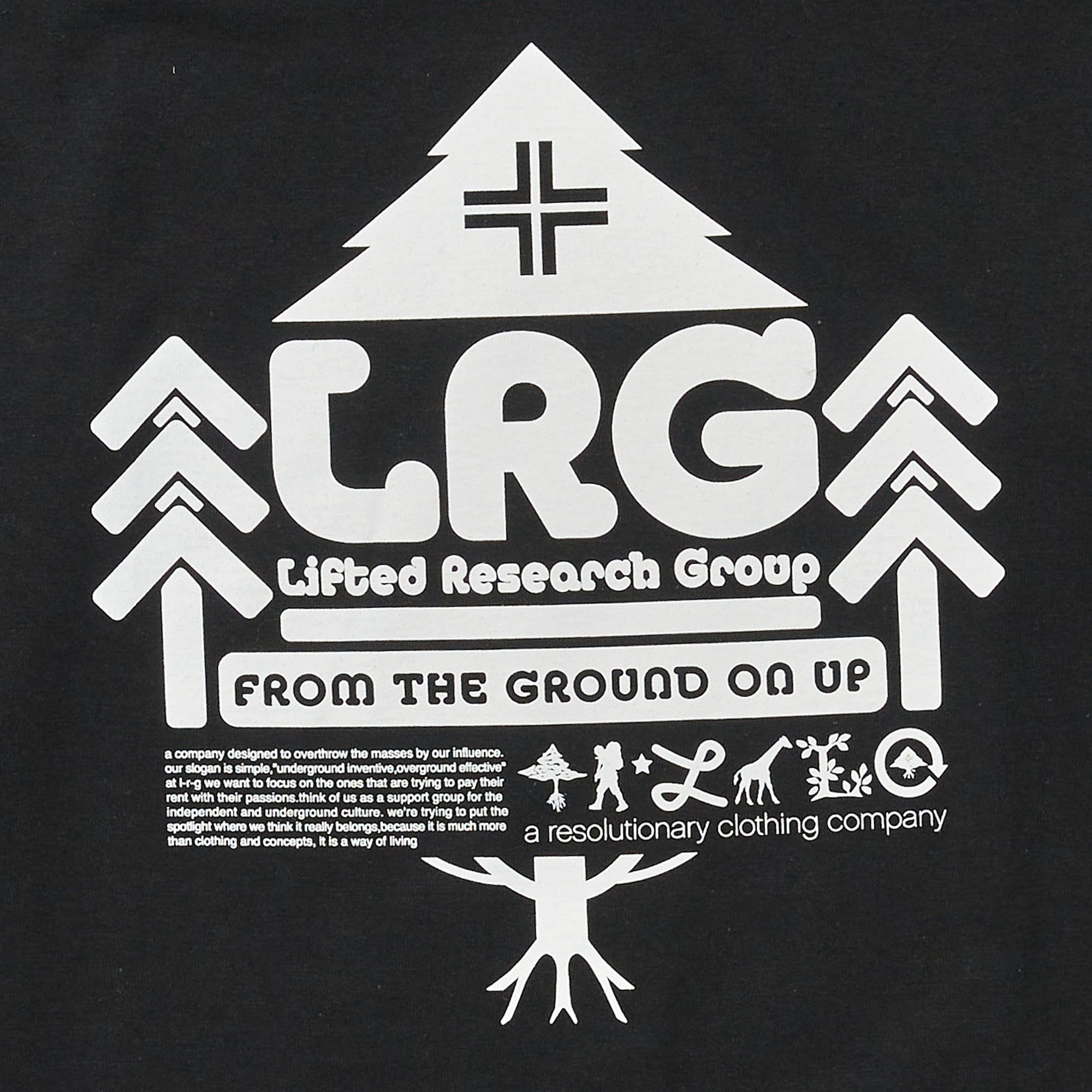 FROM THE GROUND LONG SLEEVE TEE - BLACK sold by Lrg product image thumbnail 2