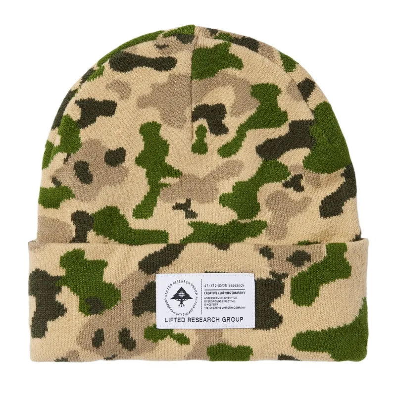CUFF PANDA CAMO BEANIE - CAMO sold by Lrg
