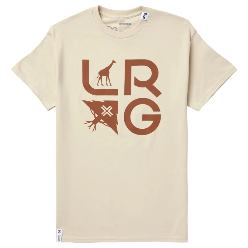 STAY STACKED TEE - SAND sold by Lrg