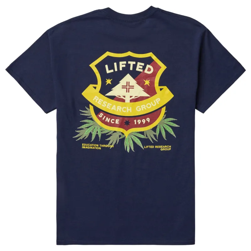 ETI SHIELD TEE - NAVY sold by Lrg