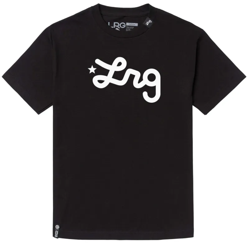 WESTERN SCRIPT TEE - BLACK sold by Lrg