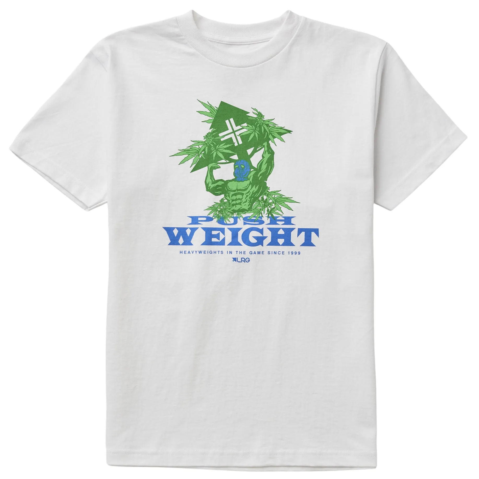PUSH WEIGHT TEE - WHITE sold by Lrg
