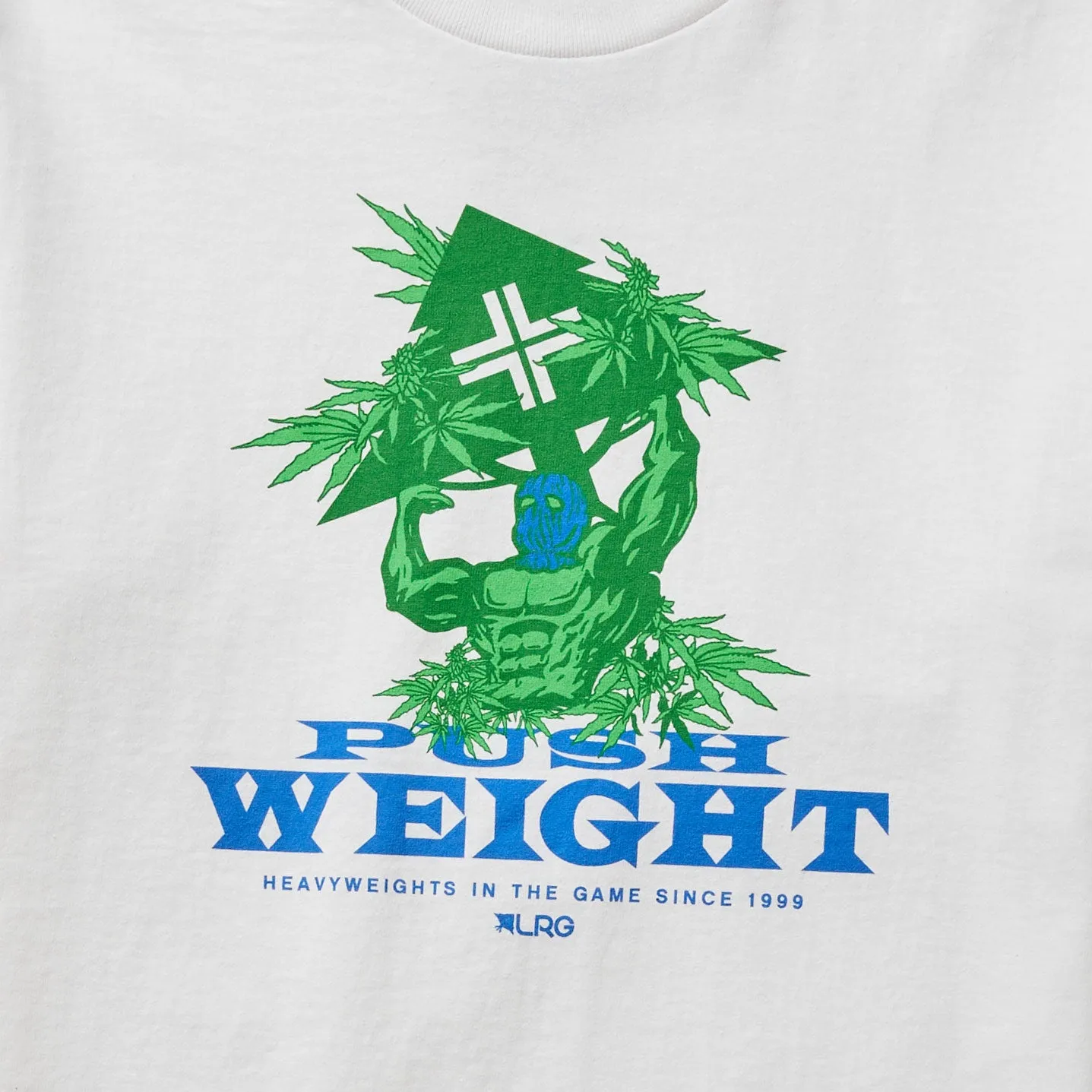 PUSH WEIGHT TEE - WHITE sold by Lrg product image thumbnail 2