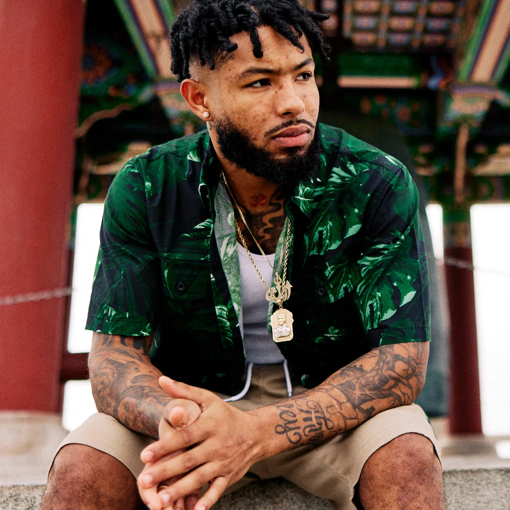 TROPIC NATURAL ZONE WOVEN SHIRT - BLACK sold by Lrg product image thumbnail 2