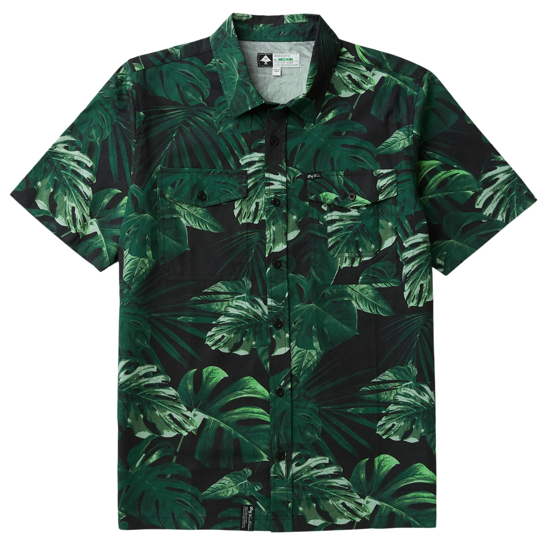 TROPIC NATURAL ZONE WOVEN SHIRT - BLACK sold by Lrg