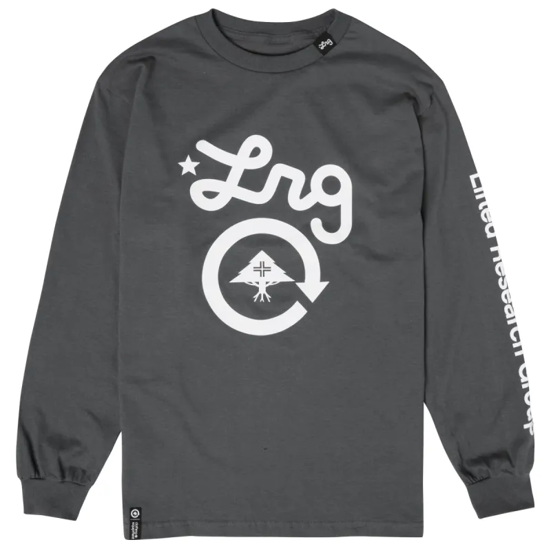 CYCLE LOGO LONG SLEEVE TEE - CHARCOAL sold by Lrg