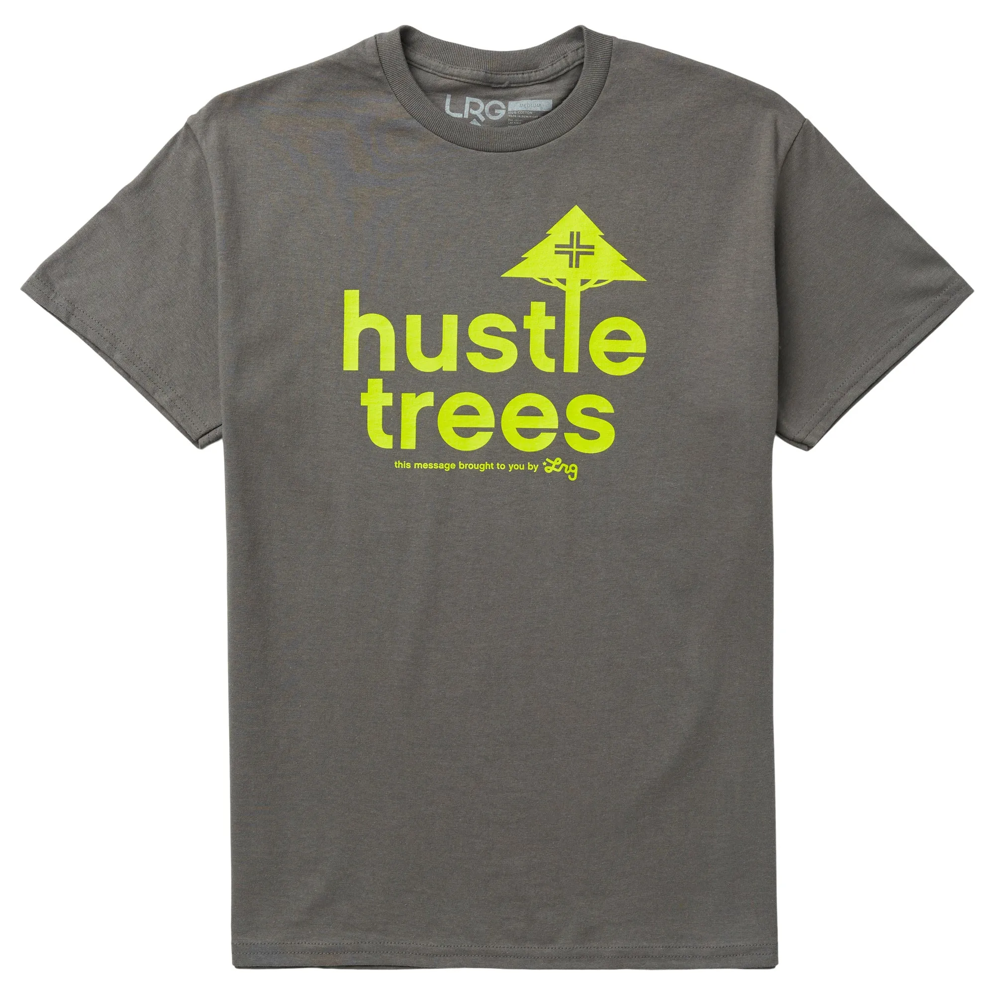HUSTLE TREES TEE - CHARCOAL sold by Lrg