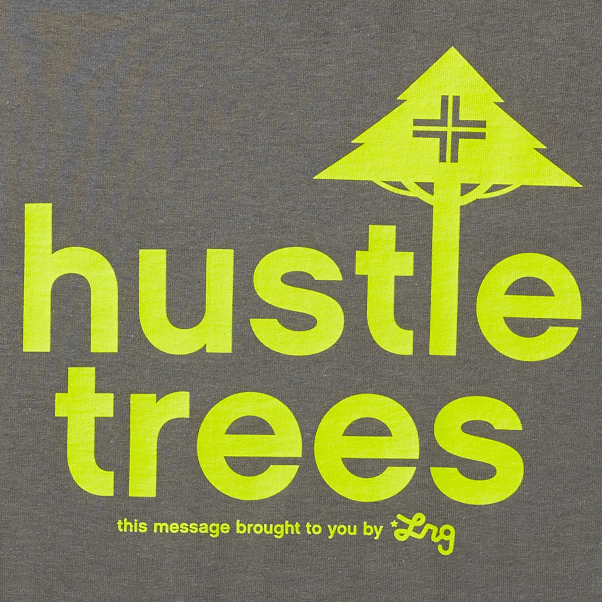 HUSTLE TREES TEE - CHARCOAL sold by Lrg product image thumbnail 2