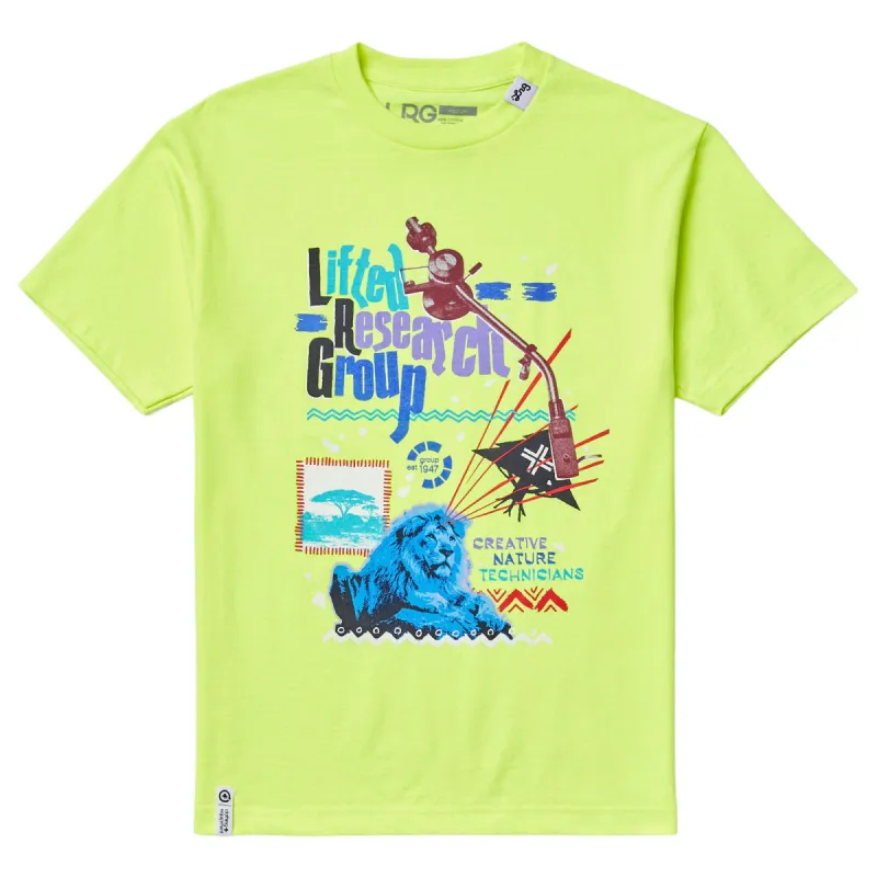 BEAT CUTTER TEE - NEON GREEN sold by Lrg