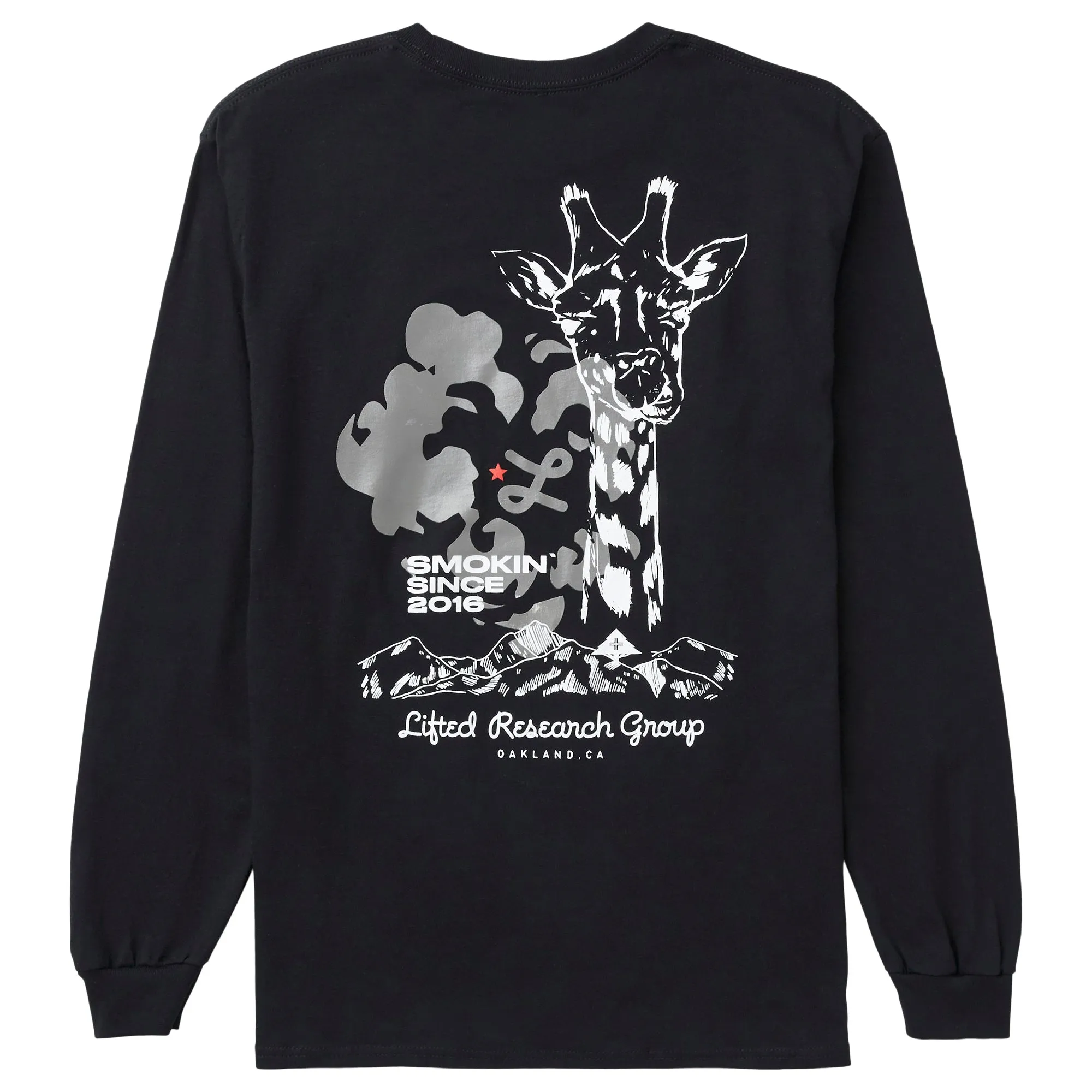 LRG X HORN BBQ SMOKIN LONG SLEEVE TEE - BLACK sold by Lrg