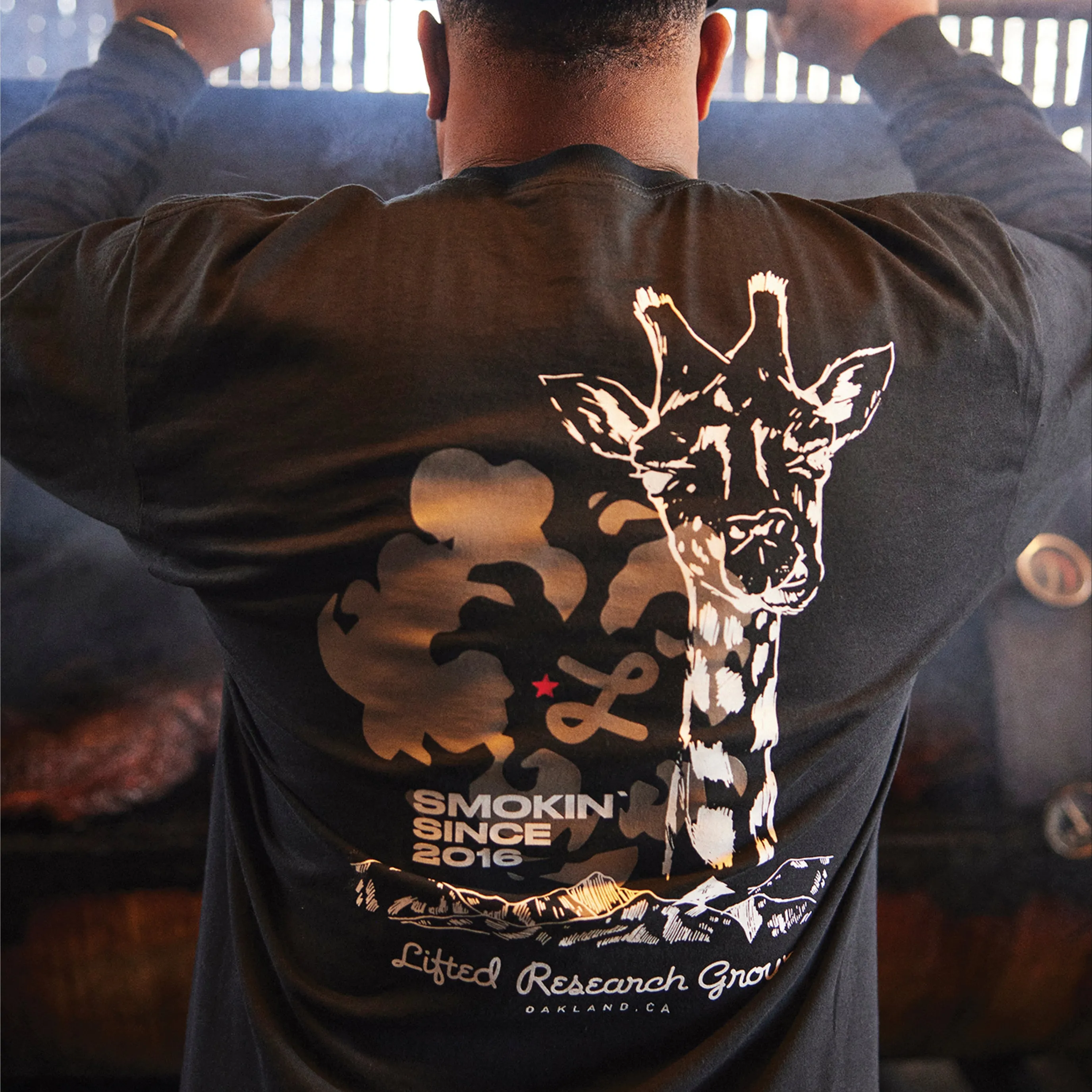 LRG X HORN BBQ SMOKIN LONG SLEEVE TEE - BLACK sold by Lrg product image thumbnail 3