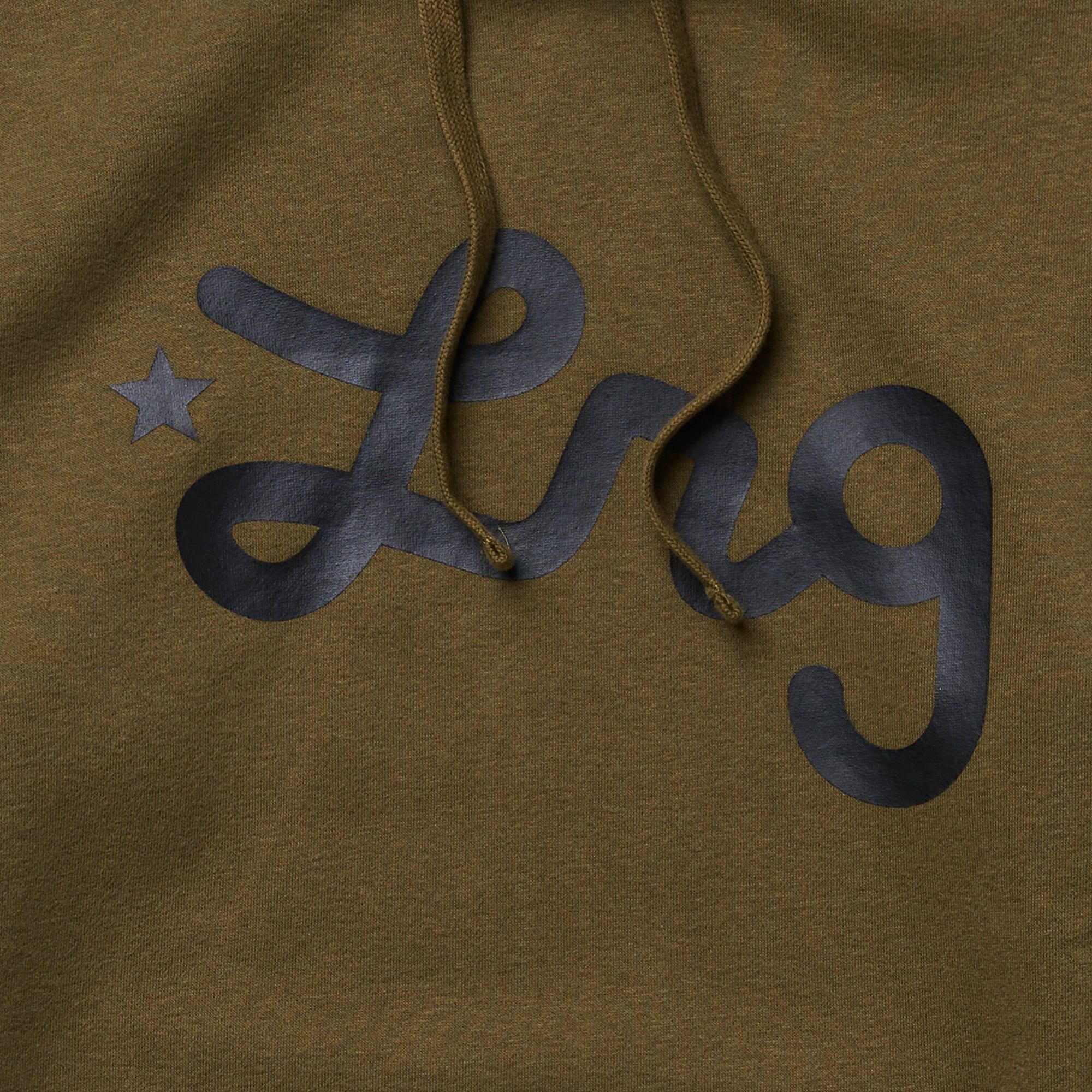LIFTED SCRIPT PULLOVER HOODIE - MILITARY sold by Lrg product image thumbnail 2