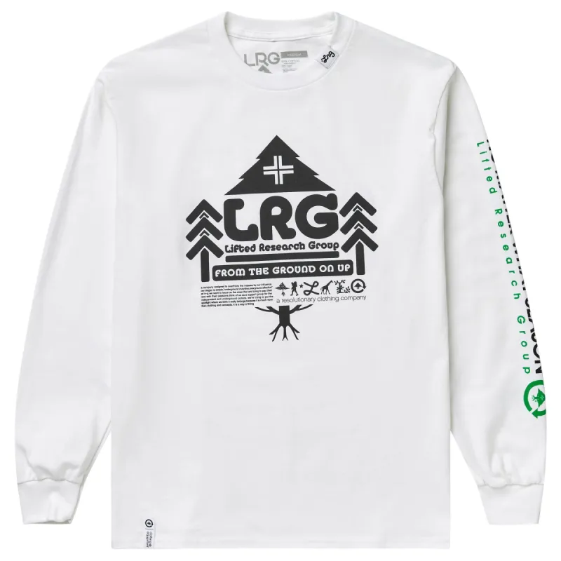 FROM THE GROUND LONG SLEEVE TEE - WHITE sold by Lrg