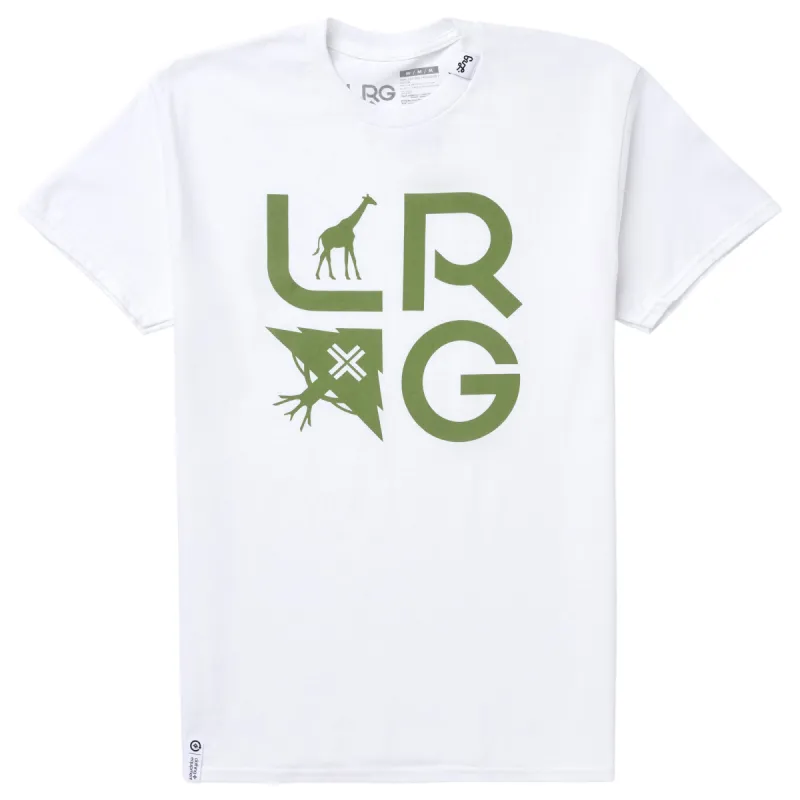 STAY STACKED TEE - WHITE sold by Lrg