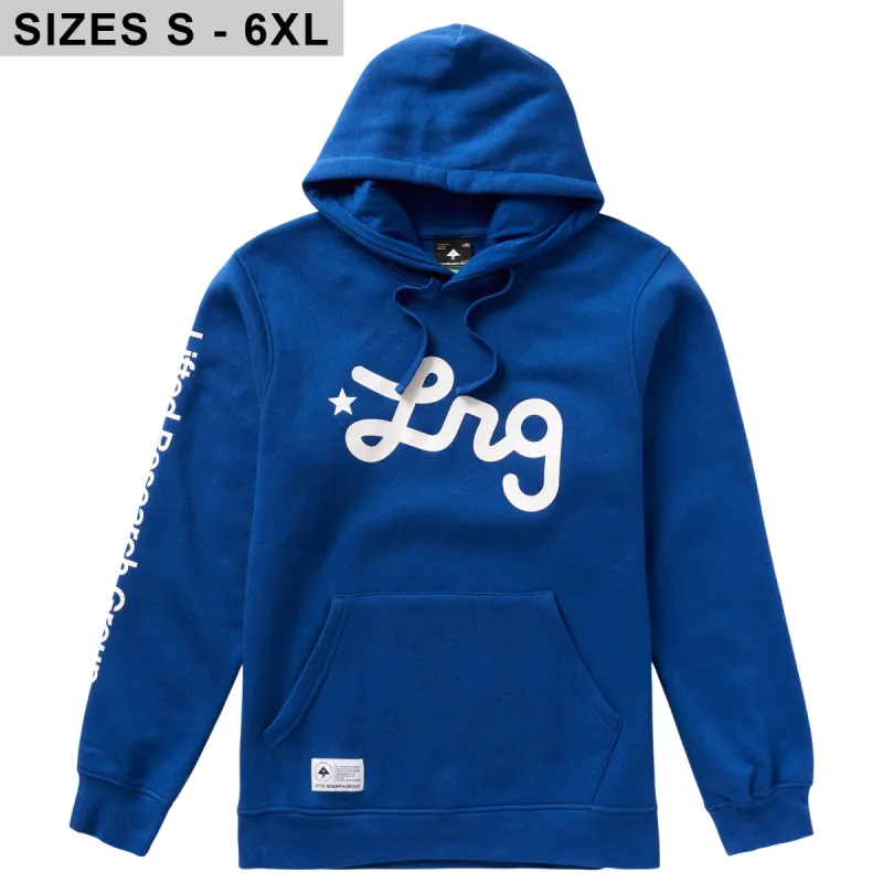 LIFTED SCRIPT PULLOVER HOODIE - BLUE sold by Lrg
