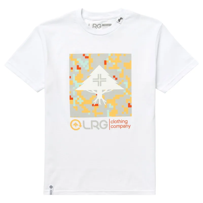 GLITCH BOX TEE - WHITE sold by Lrg