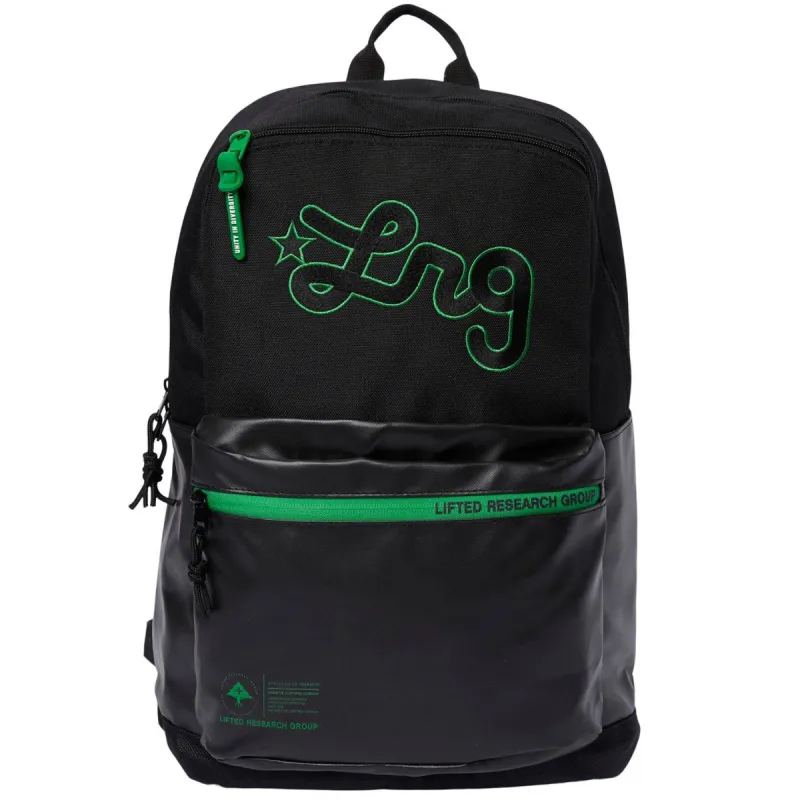 FRAMEWORK SCRIPT BACKPACK - BLACK GREEN sold by Lrg