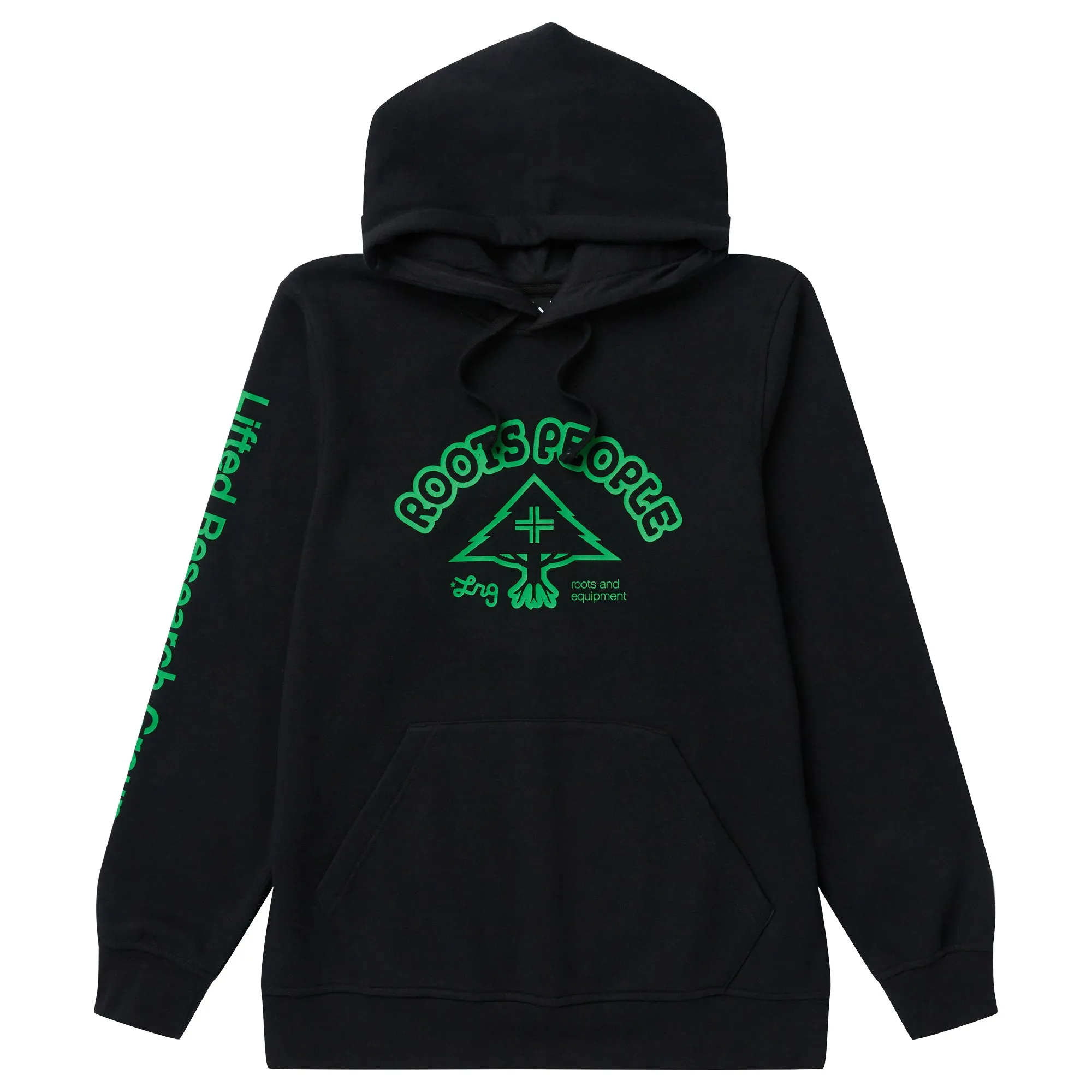 THE ROOTS EQUIPMENT PULLOVER HOODIE - BLACK sold by Lrg