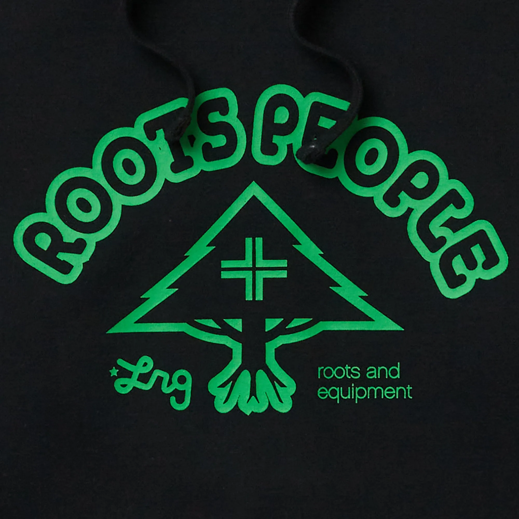 THE ROOTS EQUIPMENT PULLOVER HOODIE - BLACK sold by Lrg product image thumbnail 2