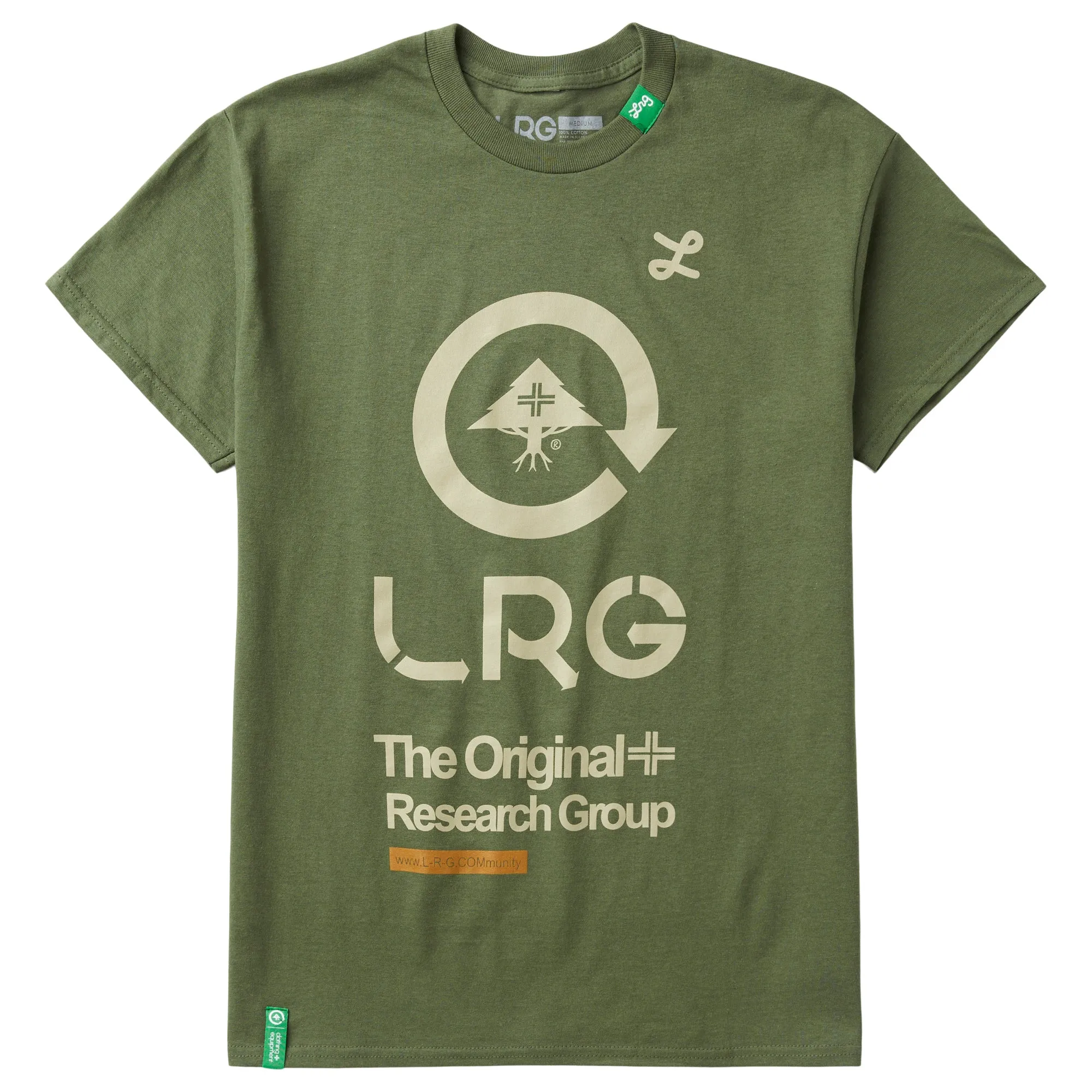 THE CYCLE GROUP TEE - MILITARY GREEN sold by Lrg