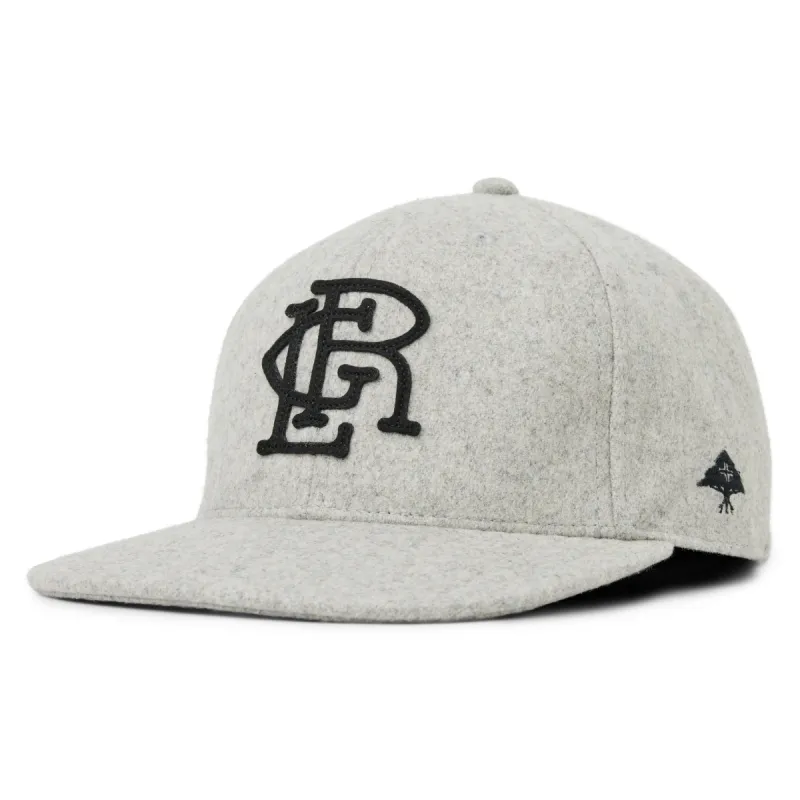 THE LEAGUE WOOL ADJUSTABLE HAT - GREY HEATHER sold by Lrg
