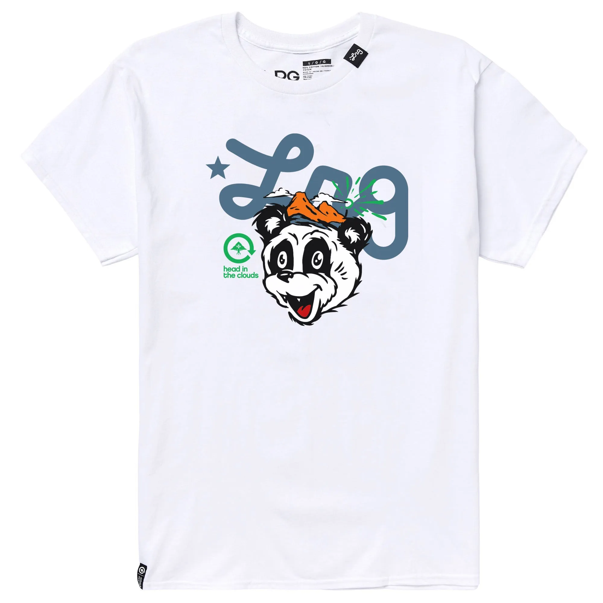 PANDA CLOUDS TEE - WHITE sold by Lrg