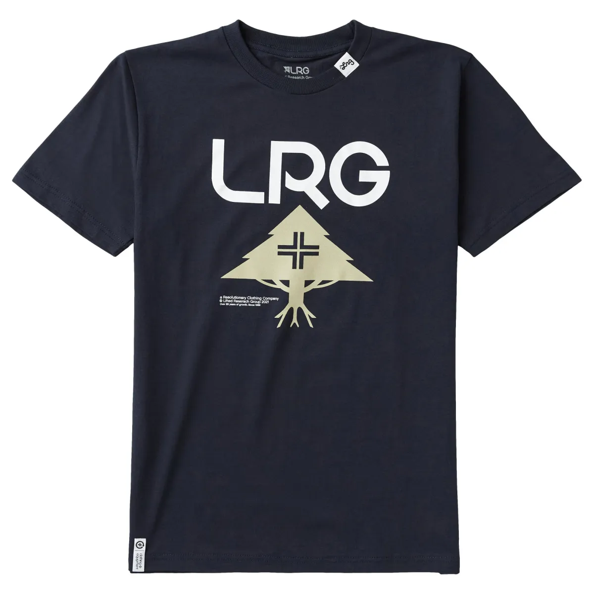 20 STACKED TEE - NAVY sold by Lrg