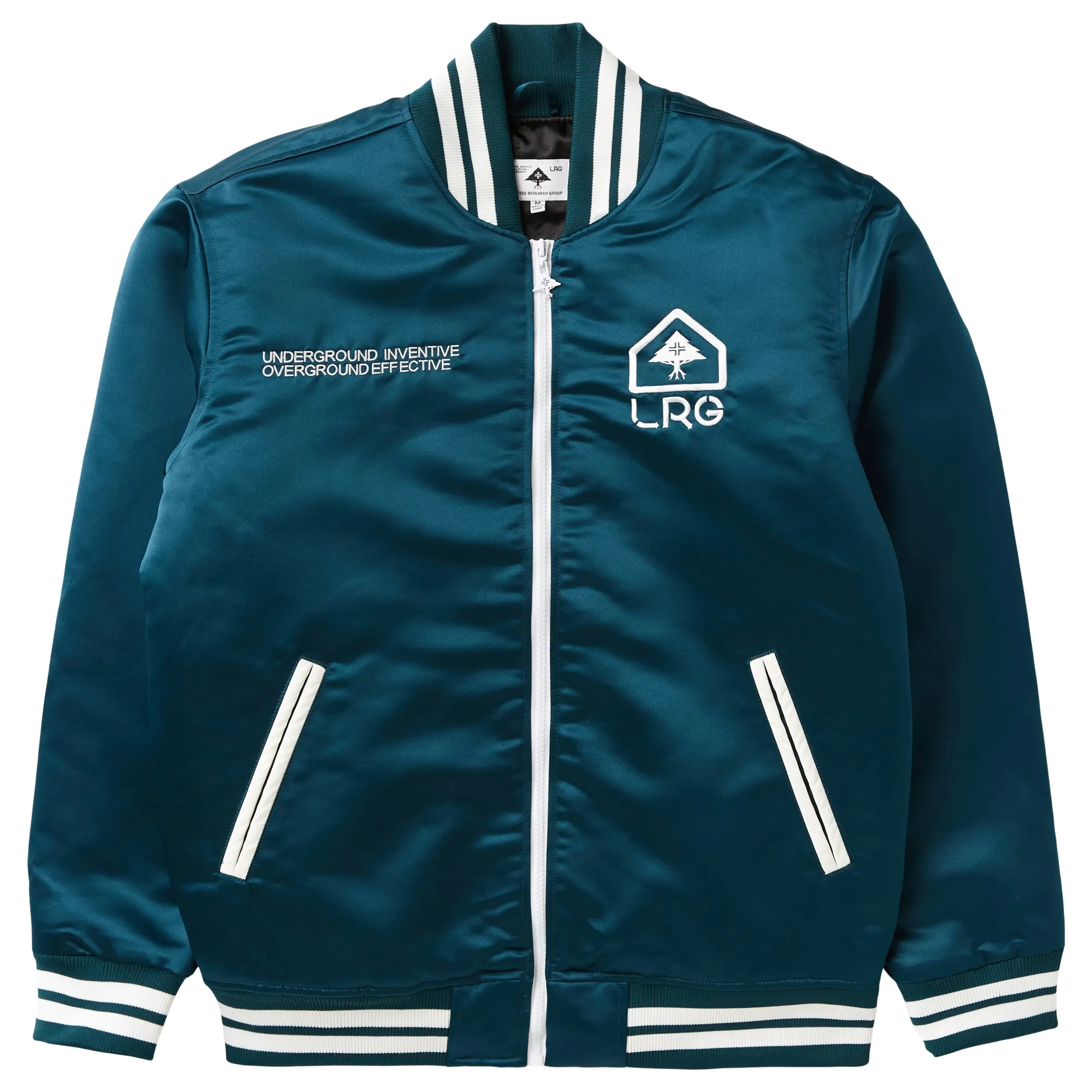 OUR HOUSE LIFTED BOMBER JACKET - REFLECTING POND sold by Lrg