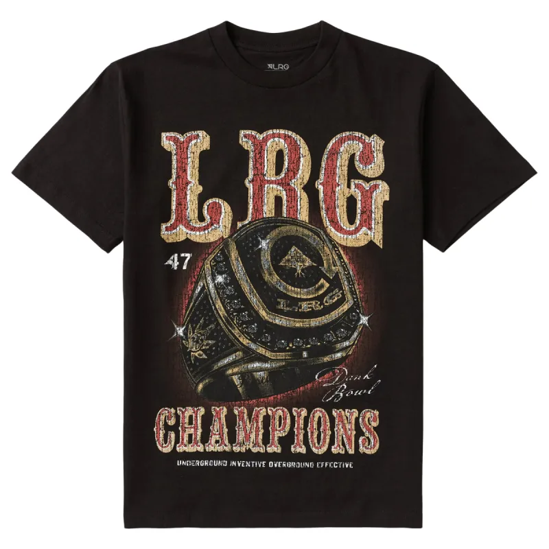 DANK BOWL CHAMPS TEE - BLACK sold by Lrg