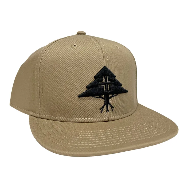 LEGACY TREE SNAPBACK HAT - KHAKI sold by Lrg