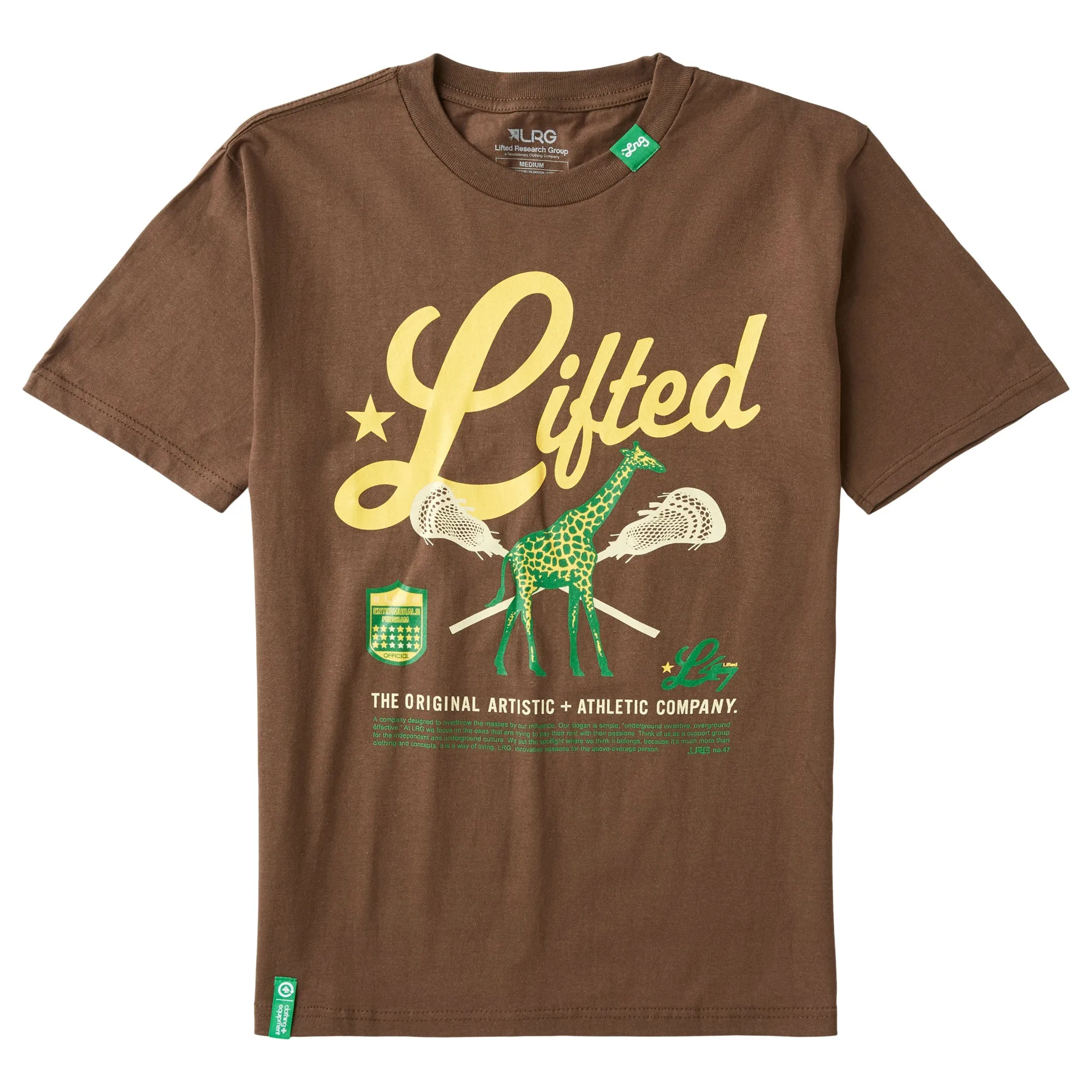LIFTED ATHLETICS TEE - BROWN sold by Lrg