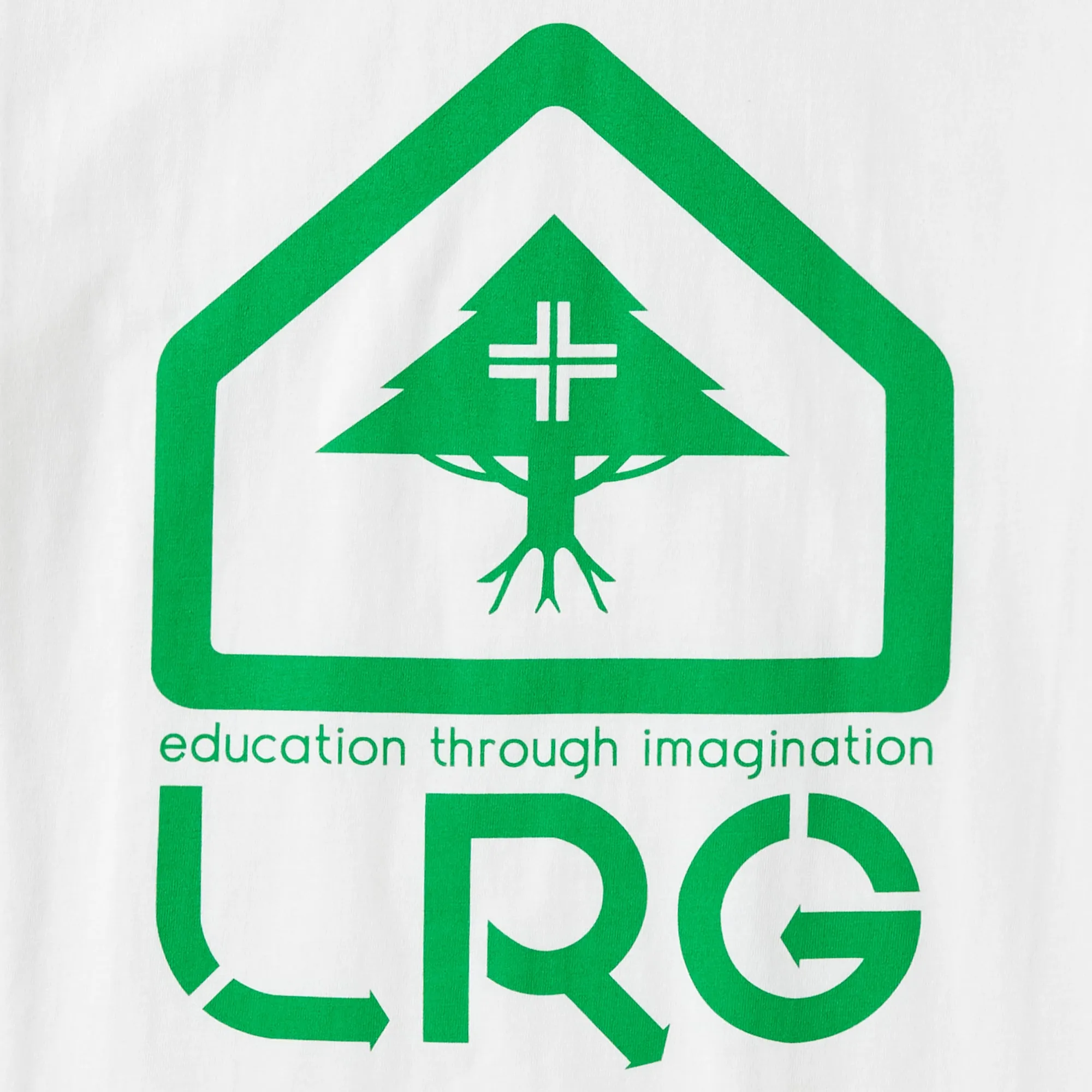 4700 LOGO BOX TREE TEE - WHITE sold by Lrg product image thumbnail 2