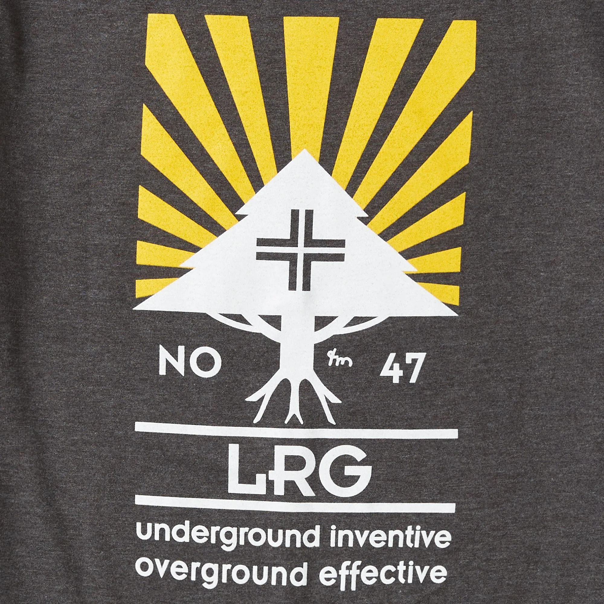 4700 RISING TREE TEE - CHARCOAL HEATHER sold by Lrg product image thumbnail 4