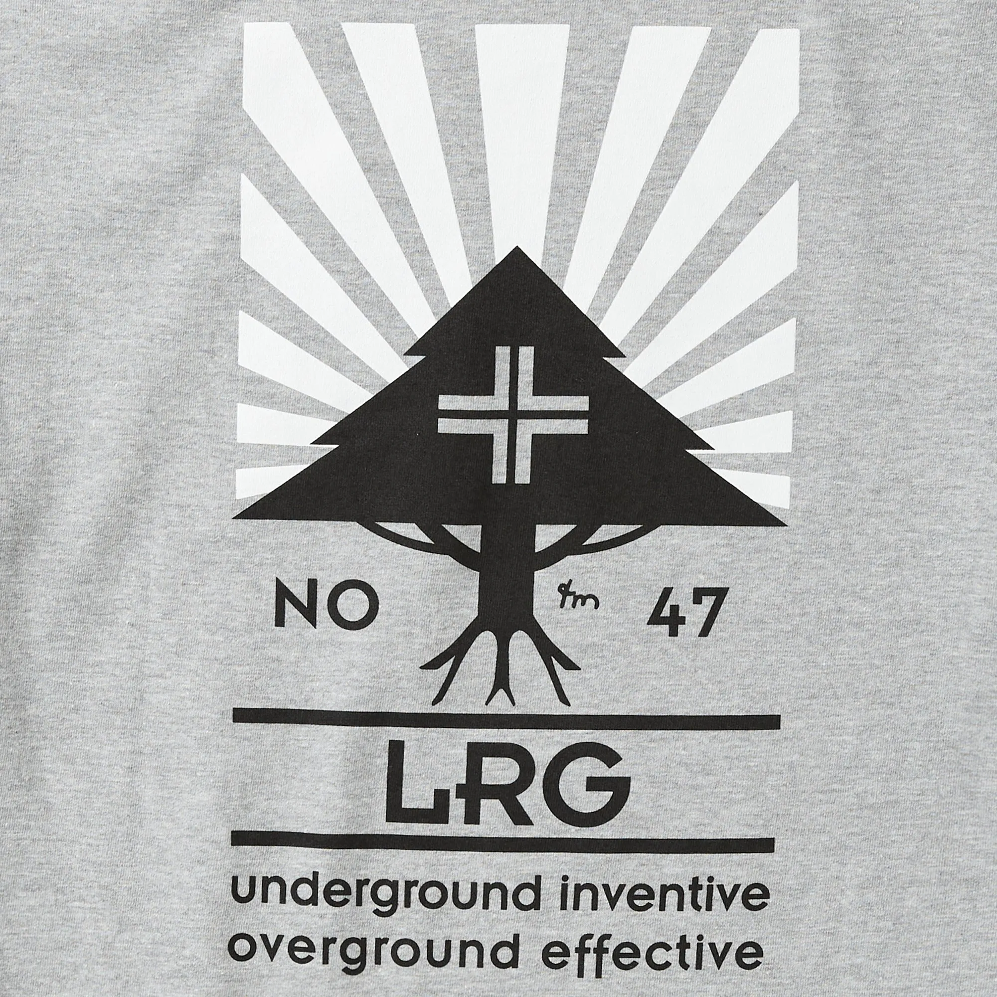 4700 RISING TREE TEE - ATHLETIC HEATHER sold by Lrg product image thumbnail 2