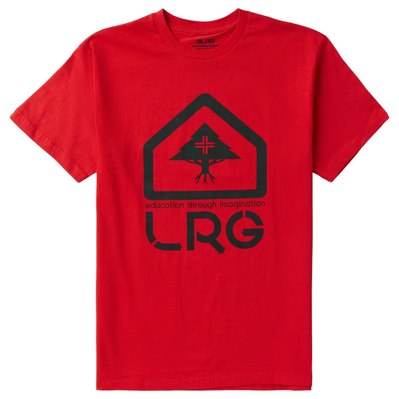 4700 LOGO BOX TREE TEE - RED sold by Lrg