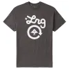 4700 SCRIPT CIRCLE TEE - CHARCOAL HEATHER sold by Lrg