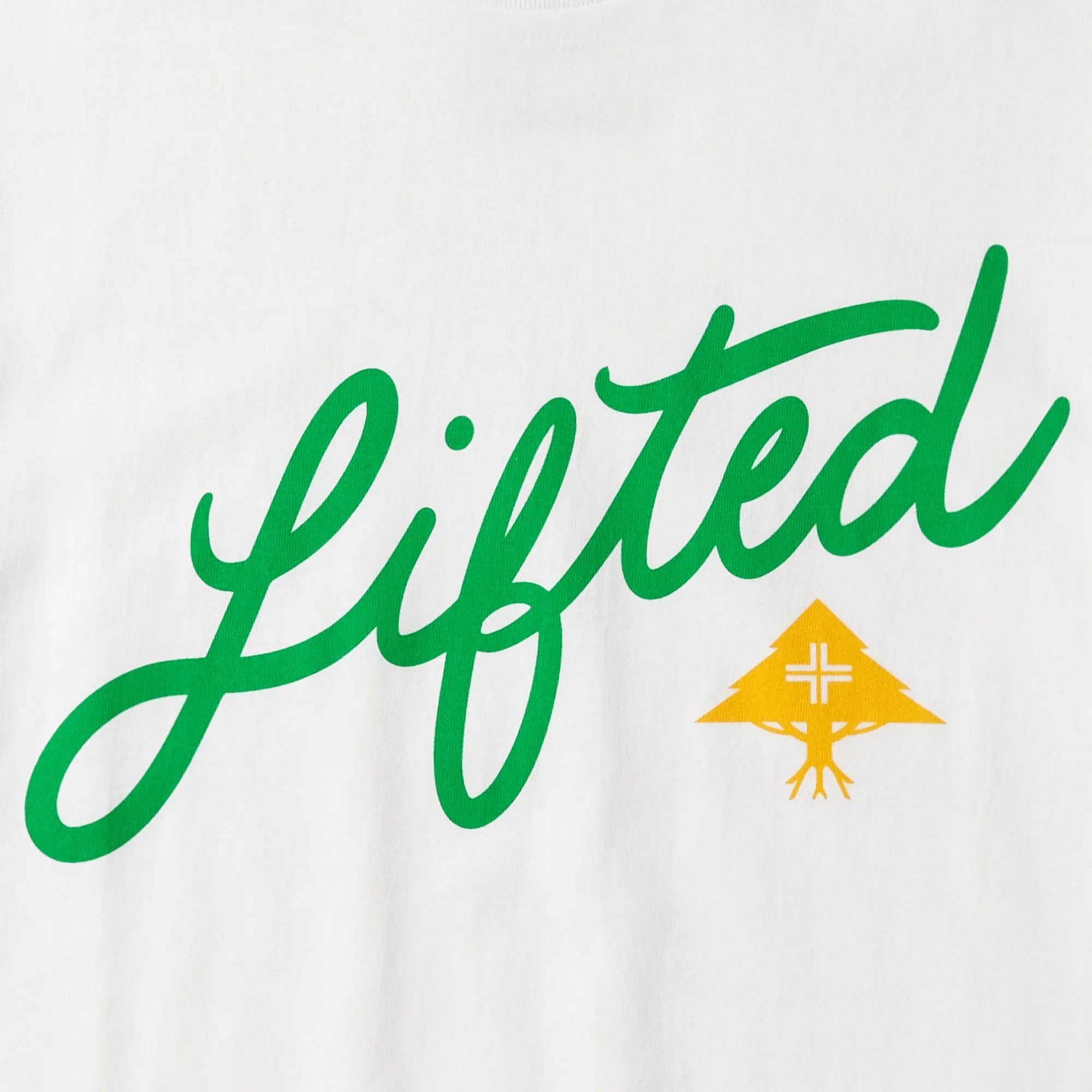 4700 ANGLED SCRIPT TEE - WHITE sold by Lrg product image thumbnail 2