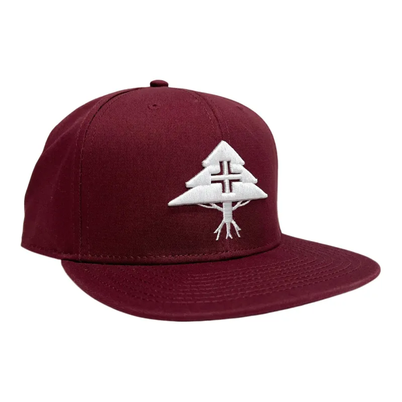 LEGACY TREE SNAPBACK HAT - BURGUNDY sold by Lrg