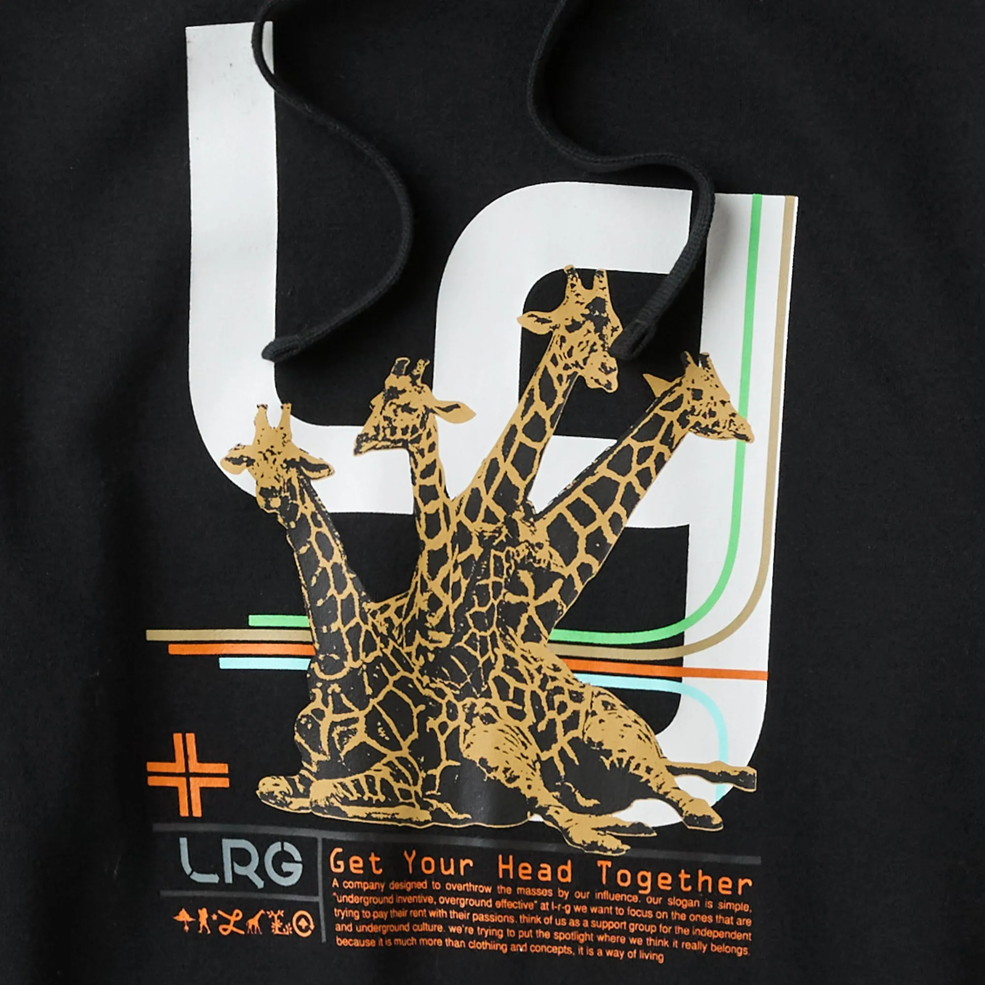 HEAD IN THE GAME PULLOVER HOODIE - BLACK sold by Lrg product image thumbnail 2