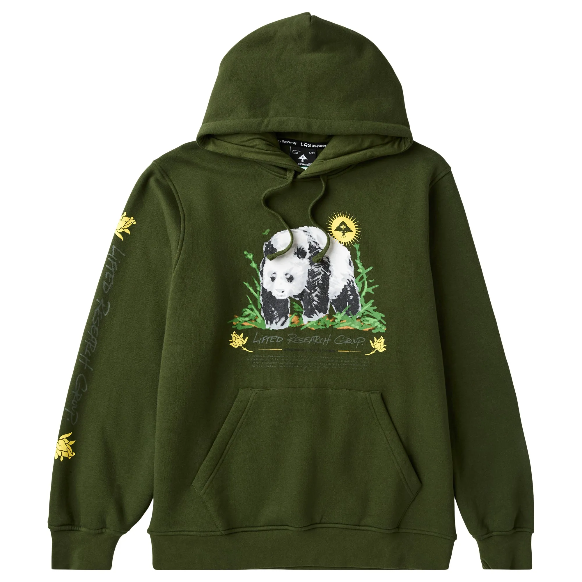 BAMBOO BRUSH PULLOVER HOODIE - DARK OLIVE sold by Lrg