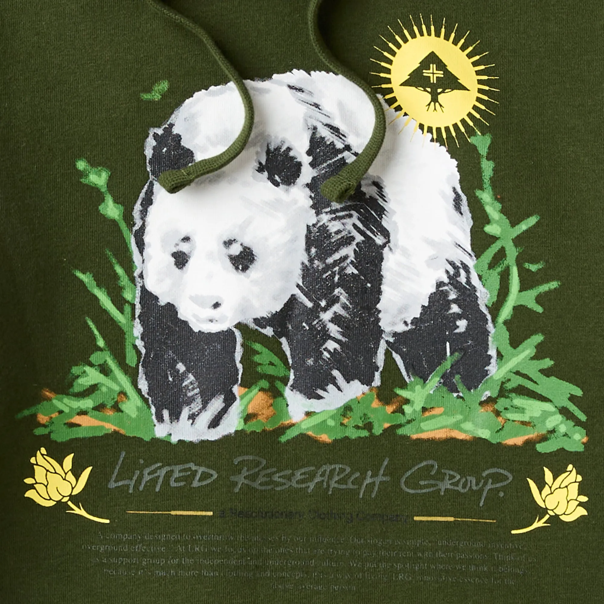 BAMBOO BRUSH PULLOVER HOODIE - DARK OLIVE sold by Lrg product image thumbnail 2