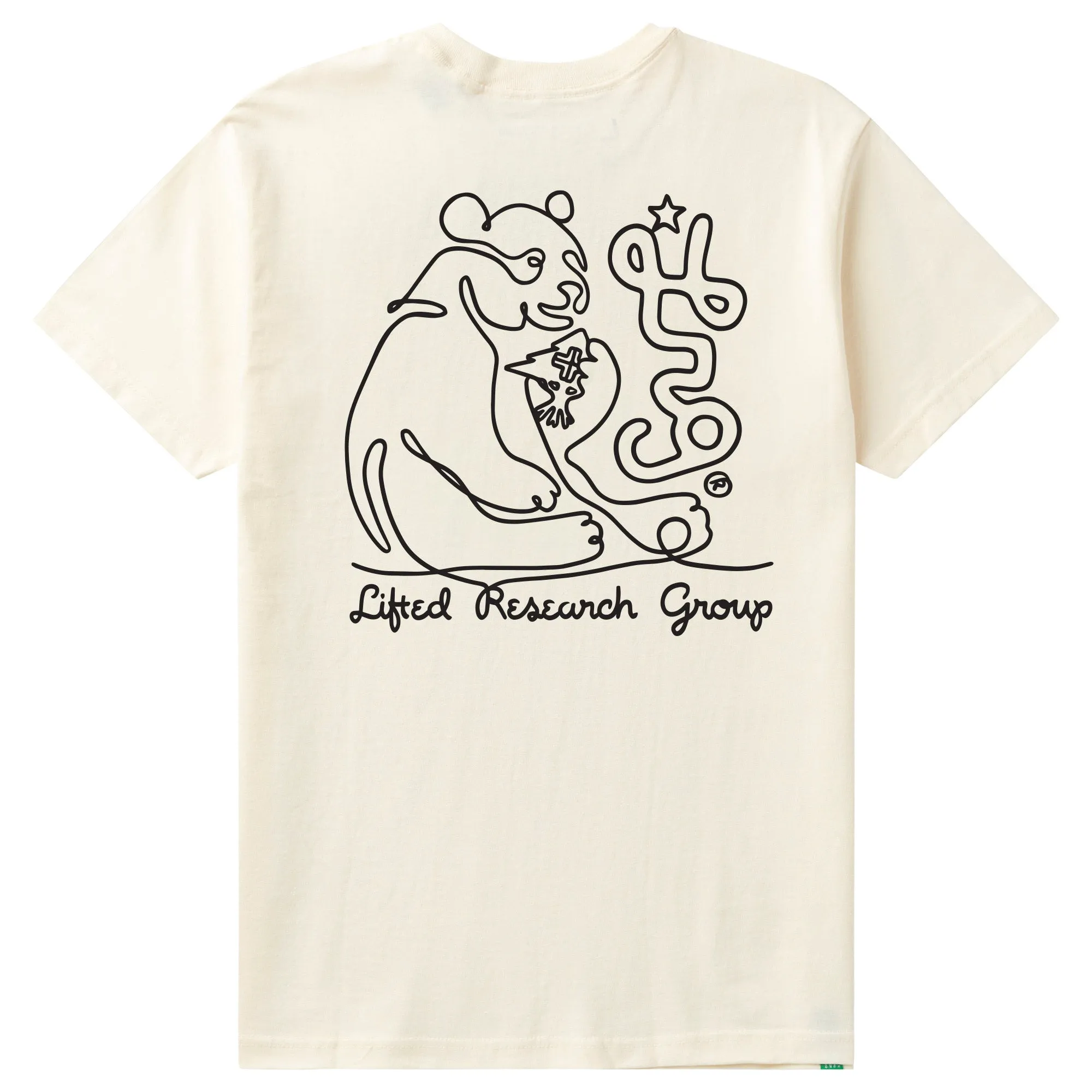 OUTLINED TEE - CREAM sold by Lrg