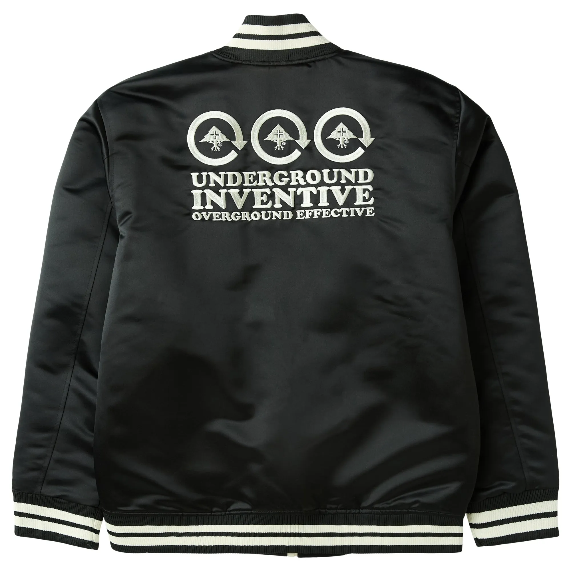 UNDERGROUND FULL CYCLE BOMBER JACKET - BLACK sold by Lrg product image thumbnail 2