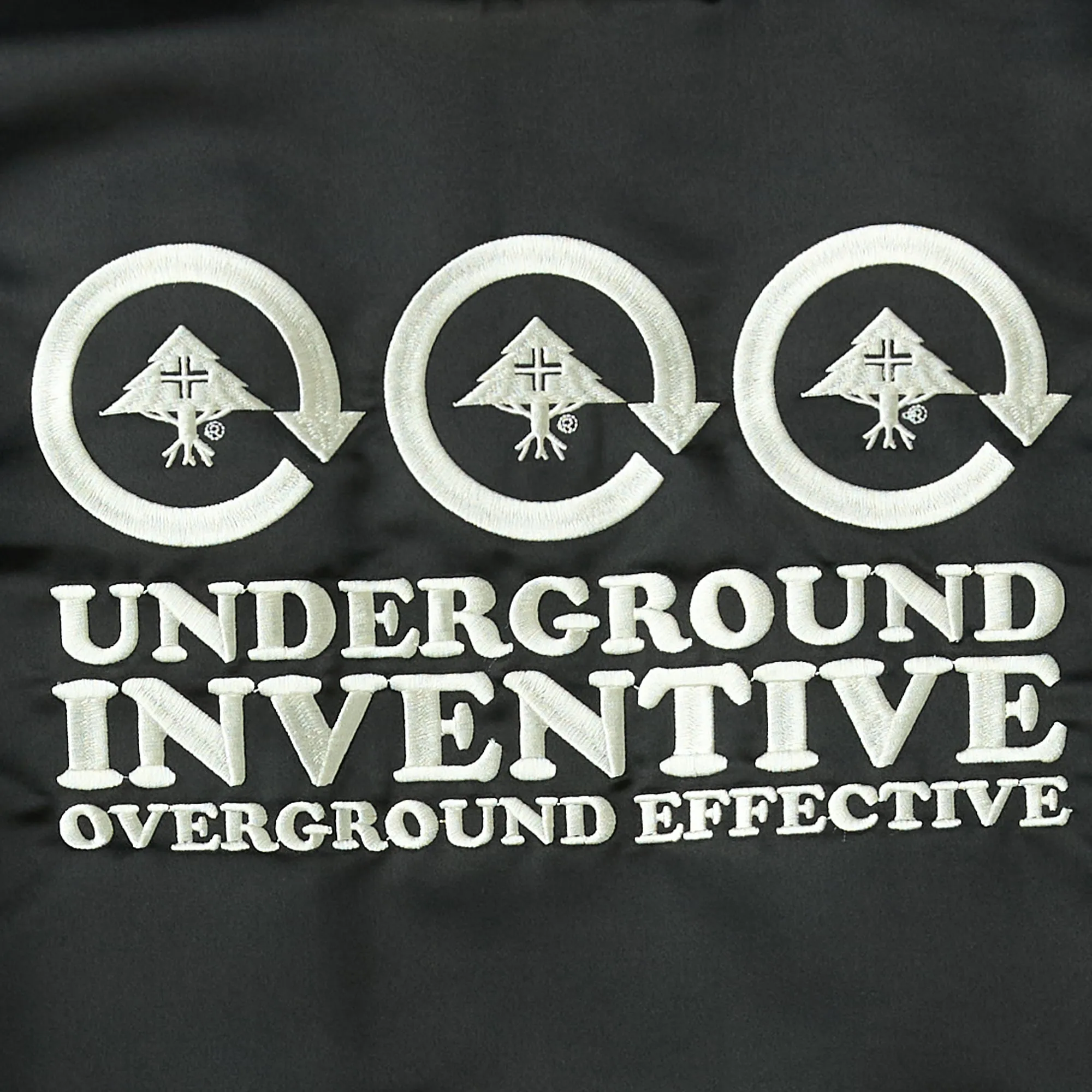 UNDERGROUND FULL CYCLE BOMBER JACKET - BLACK sold by Lrg product image thumbnail 4