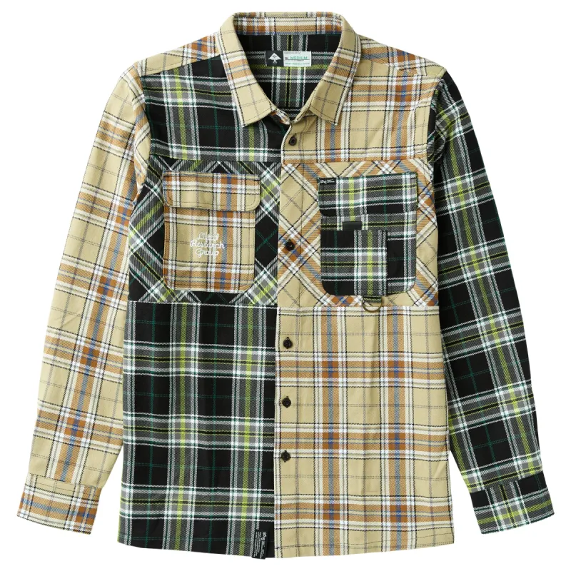 RENEWAL MIX UP FLANNEL - BLACK sold by Lrg